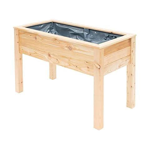 WESTMANN Hochbeet aus 100% FSC-zertifiziertem Holz - Kräuterbeet für Garten, Terrasse und Balkon - Holz- & Frühbeet zum Bepflanzen von Gemüse, Kräuter oder Blumen Cover