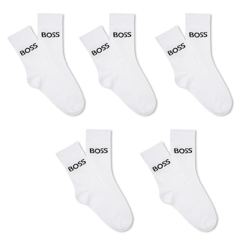 Chaussettes BOSS anti-frottement blanches lot de 5 pour garçon active