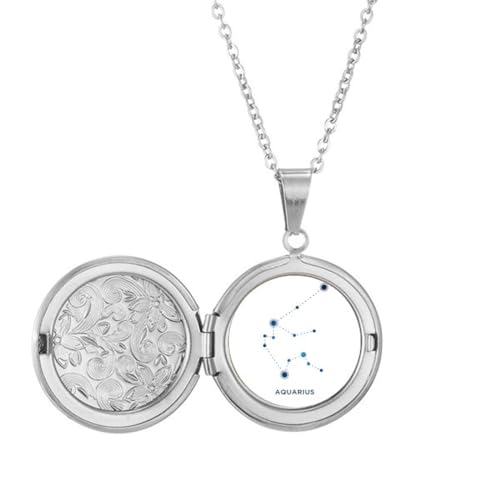 Médaillon constellation astrologique en finition polie miroir