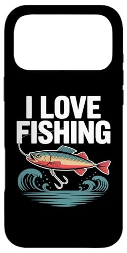 I Love Fishing Enthusists �O���t�B�b�N�A�[�g �X�}�z�P�[�X iPhone 17 Pro Max �p