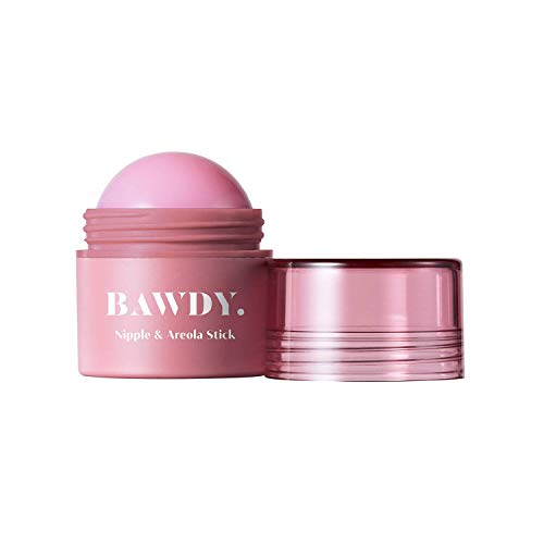 BAWDY Nipple + Areola Stick - Nourishing + Moisturizing Balm with Marula, Chomomile + Honey - Combat Chaffing, Dryness + Dullness Body Beauty Products (0.1oz / 3g)