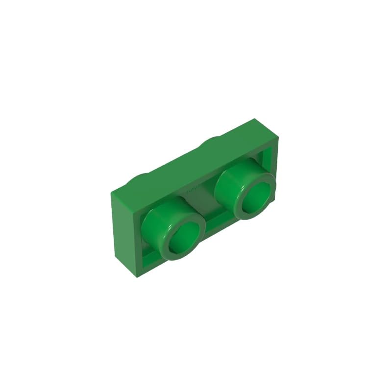GDS-1581 1x2 Double Sided Board 50PCS Compatible with Lego Toy DIY Parts and MOC Components for Major Brick Brands Color:Green — image 1