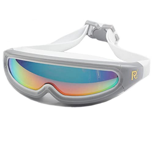 Lunettes de natation anti-buée avec protection UV et étanchéité silicone pour adultes