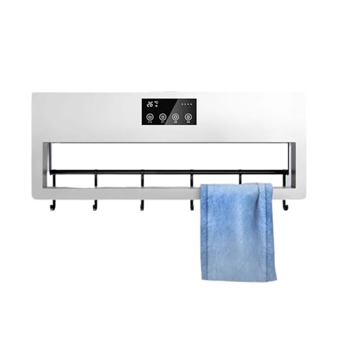 WAFOHSR Calentadores De Toallas, Toallero Eléctrico Inteligente, Control por Aplicación, Pantalla Táctil, Estantes Calefacción Eléctrica For Baño Bajo Consumo EnergéTico
