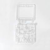 Hzxkqmil Replacement Full Shell Transparent Housing Case Cover with Buttons Screws Kit for Game Boy Advance SP GBA SP Console (Clear White) - Image 4