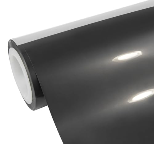 Image of WALLMATE Metallic Glossy Grey Car Sticker Self Adhesive Bubble Free Vinyl Wrap for Car, Scooty, Cycle, Bike and Other Vihicle Interior & Exterior Decoration (Grey Metallic, 20X200 in)