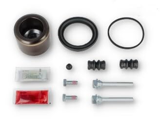 FRENKIT 766615 Kit di revisione della pinza freno Assale anteriore Compatibilità con VW Routan Van, FIAT Freemont 345, JEEP WRANGLER III JK, CHRYSLER GRAND VOYAGER V RT, DODGE Nitro SUV
