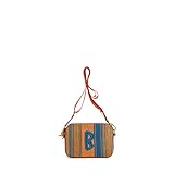  Bagghy BANDOLIERA CON RIGHE MULTICOLORE - S0520 - ARANCIO, Taglia unica