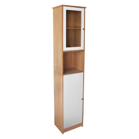 Premier Housewares Floorstanding Cabinet with Oak Effect Cover
