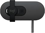 Logitech Brio 100 Full HD Webcam with Built-in Microphone, Privacy Protection, Auto Light Correction and USB-C Connection - Graphite