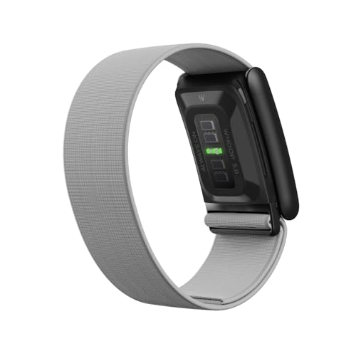 Image of WHOOP CoreKnit Wristband - Compatible with One and Peak - Comfortable, Versatile, Performance Knit Fitness Accessory for 24 /7 Activity, Sleep, Recovery Tracker, Ash Grey
