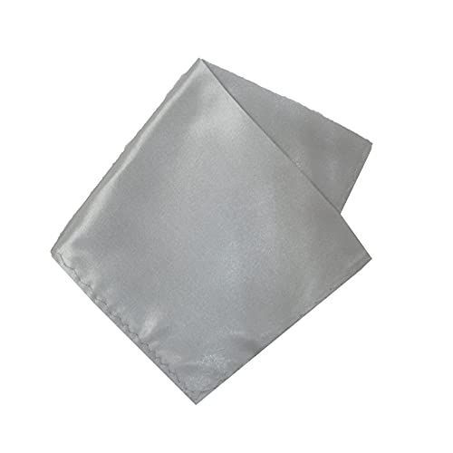 Image of TIE STUDIO Men's Solid Pocket Square | Size- 10cm x 10cm | Colour-Royal Blue | Pack of 1 |