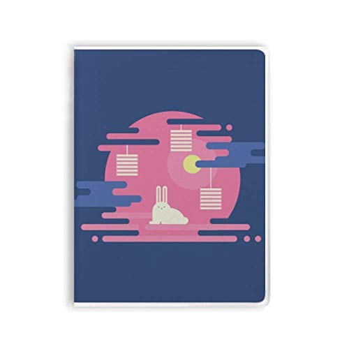 Carnet coloré abstrait couverture en gomme souple pour journal intime