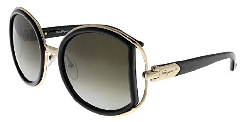 Salvatore Ferragamo SF719S-001 Ladies Black SF719S Sunglasses