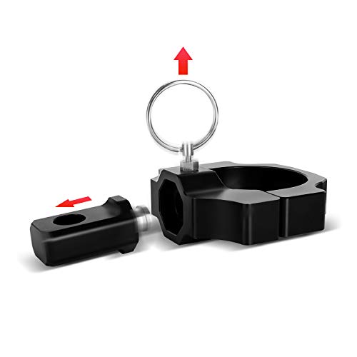 Mounting Bracket for LED Whip Lights, AAIWA LED Light Whip Antenna Mount Bracket for UTV ATV - Fits 1.8" to 1.9" Rollbar Cage