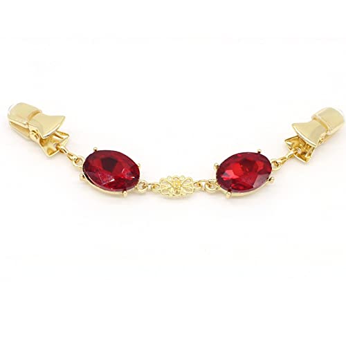 Image of 3PCS fashion crystal scarf clip sweater clip clothing buckle anti-glare brooch Change your waist to a small artifact