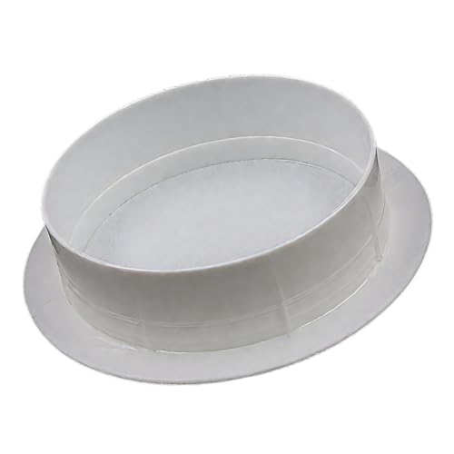 Generico Coperchio Foro per la Parete del Cappuccio per sfiato di plastica Decorativo per Aria condizionata Forte Materiale PP Duro Bianco Type160