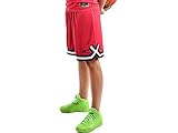 K1X Hardwood Double X Shorts mk2 Basketball kirschrot-schwarz-weiß Damen kirschrot/schwarz/weiß, S