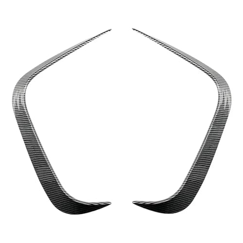 と互換性がある BMW 2 シリーズ M2 F87 2016 2017 2018 2019 2020 2021 車のリアバンパースプリッターサイドスポイラーエアベント風ナイフボディキット(Carbon Fibre Patter)