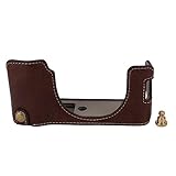 leather camera case nikon d3200 [ FIT PROTECTION] Specifically tailored for the X100V this case provides complete coverage against scratches dust and minor impacts. The snug fit ensures optimal protection while maintaining easy access to all essential camera controls.