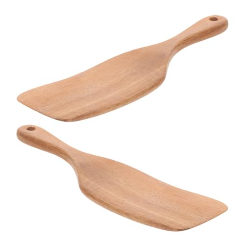 Hemobllo Elevador de Colchón de Madera de Acacia 2 Piezas Mediano para Cambiar Sábanas y Faldones, Herramienta Ajustable para Hacer Camas, Nivelador Ergonómico para Uso Doméstico y