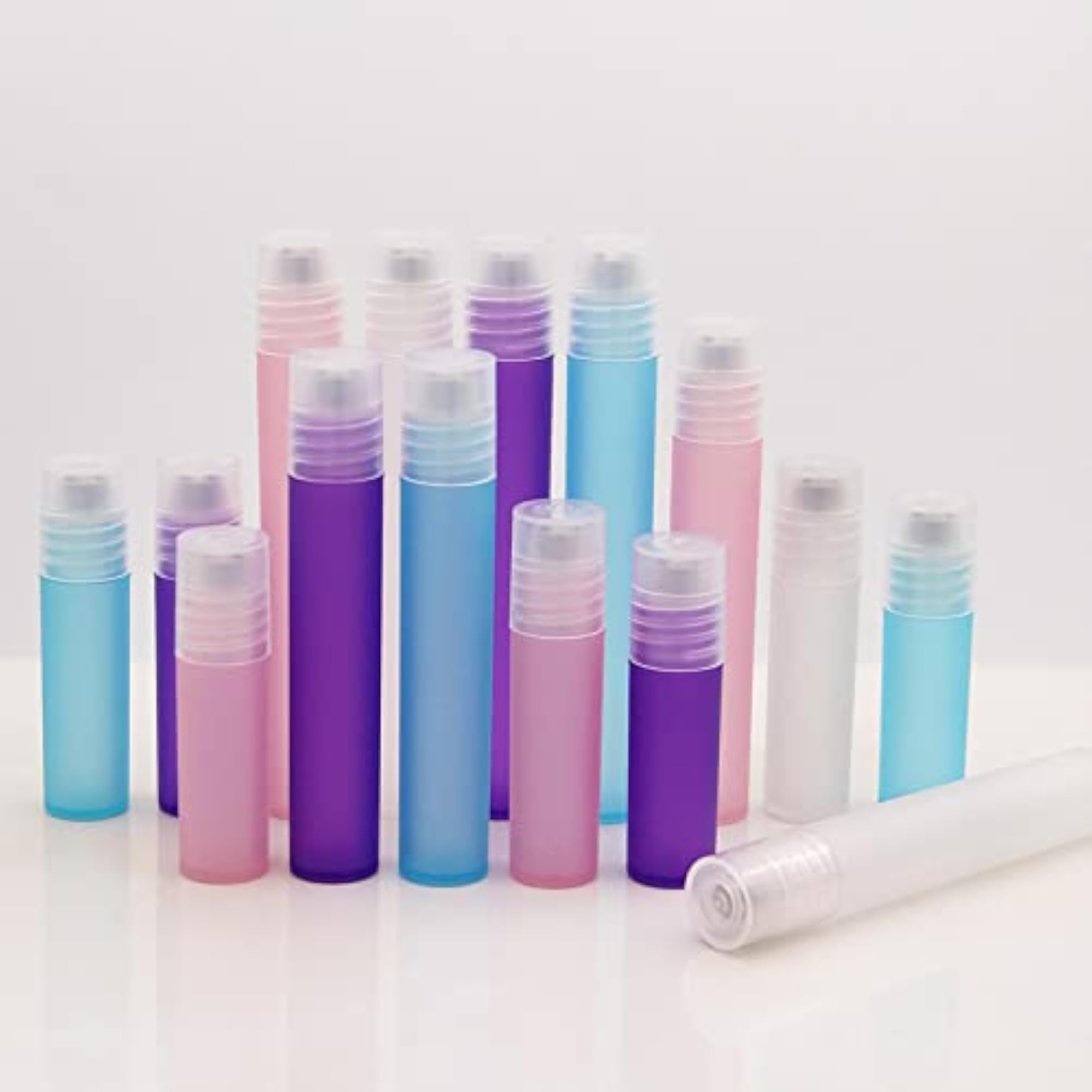 3x10 Count 10ml Plastic Essential Oil Roller Bottles