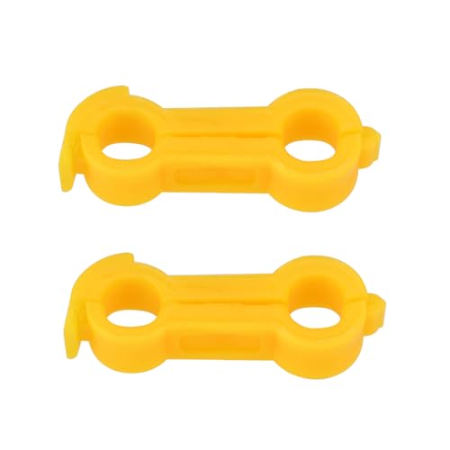 eMagTech 2pcs 4mm Bird Splayed Leg Treatment Ring Bird Splay Leg Hobble Leg Bands for Canaries Smaller Budgies Large British Finches Small Quail Orange