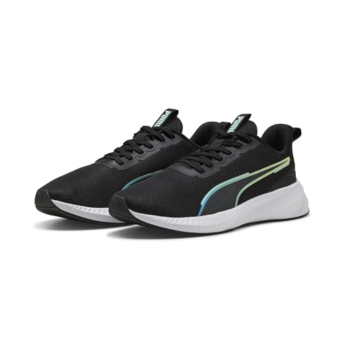 PUMA Flyer Lite 3 hardloopschoen unisex, PUMA Black Speed Blauw Fiji Licht, 7.5 US