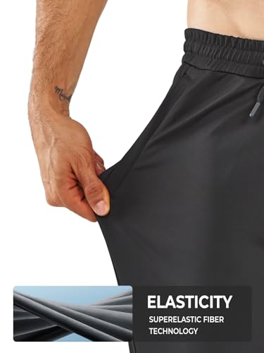 NORTHYARD Men's Running Jogger Pants Athletic Workout Sweatpants with Zipper Pockets Gym Track Jogging Sweatpant3