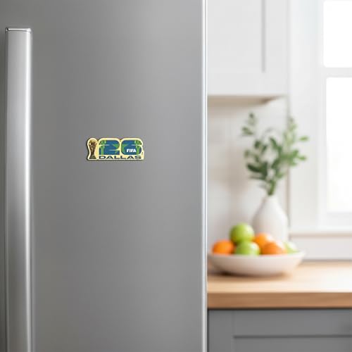Image of FIFA World Cup Tournament Logo Magnet - Officially Licensed FIFA World Cup Magnet - Vibrant Host City Design - Durable Strong Hold - Perfect for Fridges, Lockers & Collectors