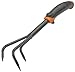 AERZETIX - Rastrillo de jardín de 3 Dientes - Garra recogedora - cultivador Manual - Herramienta de jardinería - Mango Bimaterial - C47764