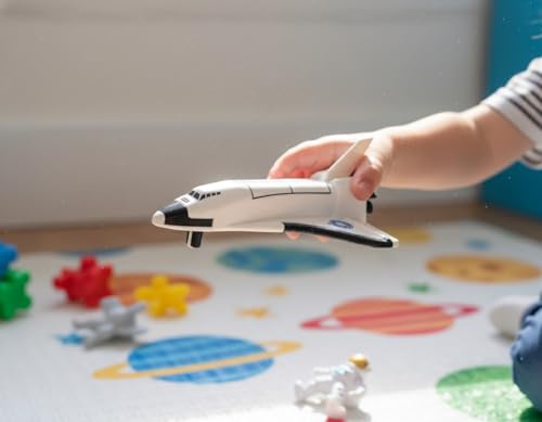 Image of ZOOBIE Toys 8 inch USA Space Shuttle, Friction Powered and Sound 1:160, Durable Educational Toy for Kids & Space Enthusiasts