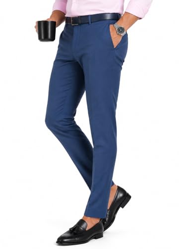 Image of SUNPOINT Formal Pants for Men Office Wear - Premium Regular Fit Formal Trouser for Men, Boys, Gents Bottom Formal wear for Office Meeting, Party, Gathering, Wedding