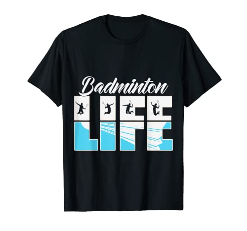 Jugador del amante de la cita de la vida del bádminton Camiseta