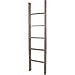 Ekena Millwork DECR019X072X04LDRGY Vintage Farmhouse 5 Rung Ladder, Barnwood Decor Collection, 19