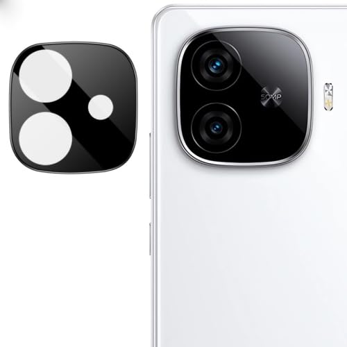 Image of ZARALA Glass Camera Lens Protector For iQOO Neo 10R 5G /vivo iQOO Z9 Turbo [9H Hardness] [6D Lens Protector ] [Easy Installation] Black (iQOO Neo 10R 5G)