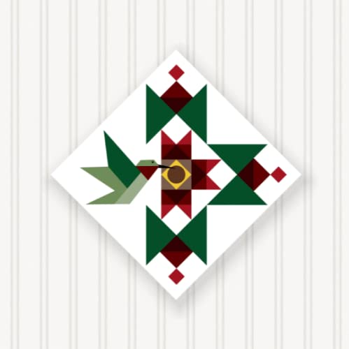 BQ105-02 BARN QUILT Block Outdoor Square | 6 SIZES | Outside Pattern | Wall Decor | Yard Art | Barn Quilt Sign | Farm Quilt Design (92