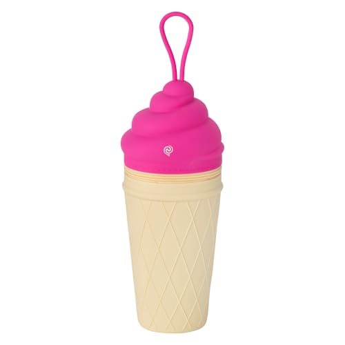 BRW Estojo Escolar Silicone 1 Ziper Tutti Frutti Pink