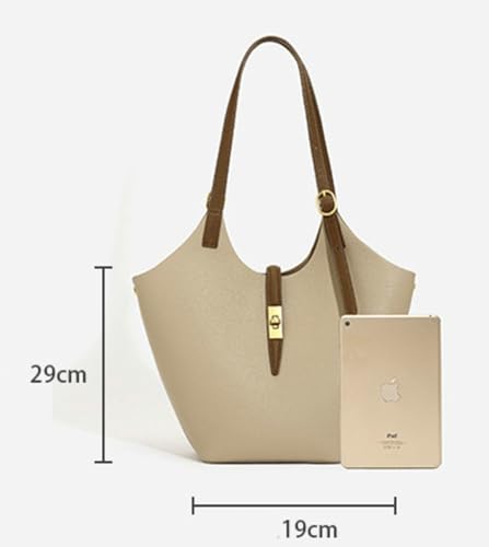 Soft Vegan Leather Bucket Tote Bags for Women Large Shoulder Crossbody Purse Working Handbags Ladies Satchels 2pcs2