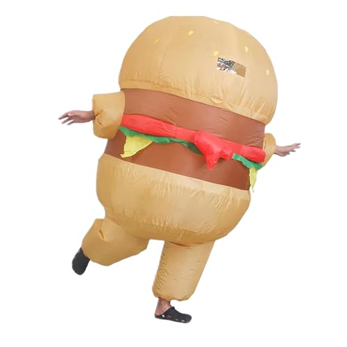 Inflatable Hamburger Costume for Adult Blow Up Full...
