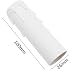 AAPLUS 10 x Ø24/26 mm Funda para Portavelas en Plástico Casquillo E14...