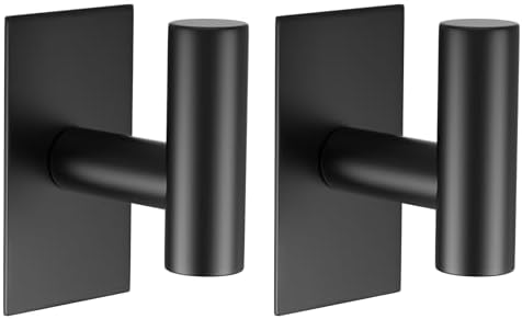 VAEHOLD Wall Towel Hooks, Heavy Duty Sticky Holder Waterproof Tow...