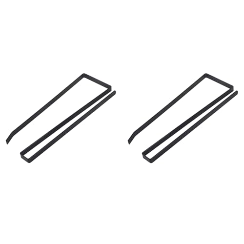 Topincn 2 Peças Suporte de Cabide de Toalha de Papel, Rolo de Aço de Cozinha Suporte de Toalha de Papel Cabide Organizador Rack para Organização de Armário de Cozinha