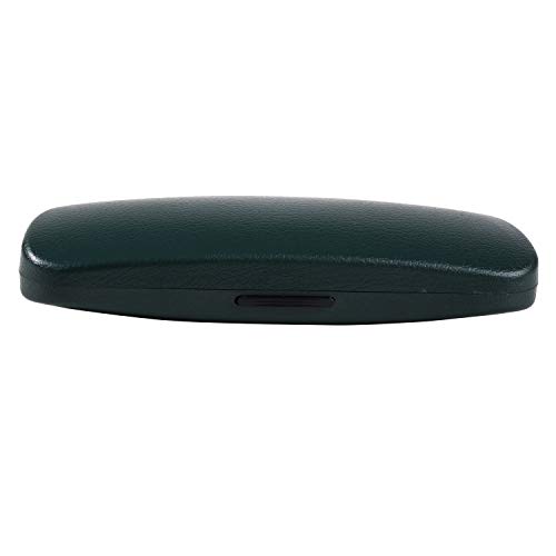 Image of VIVID Vision Unisex Adult Lightweight Eyewear Specs Case Cover | Free With Cleaning Cloth | Protect Eye Glasses | Plastic | Spectacles | Cases | IC - 621 ABS Dark Green with Cloth
