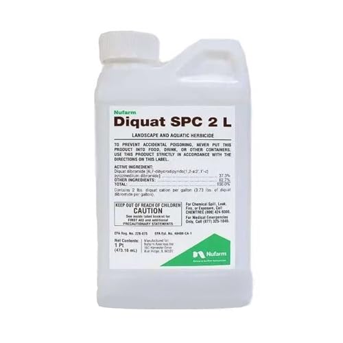 Nufarm Diquat SPC 2L Broad Spectrum Aquatic Weed Killer 16 fl oz