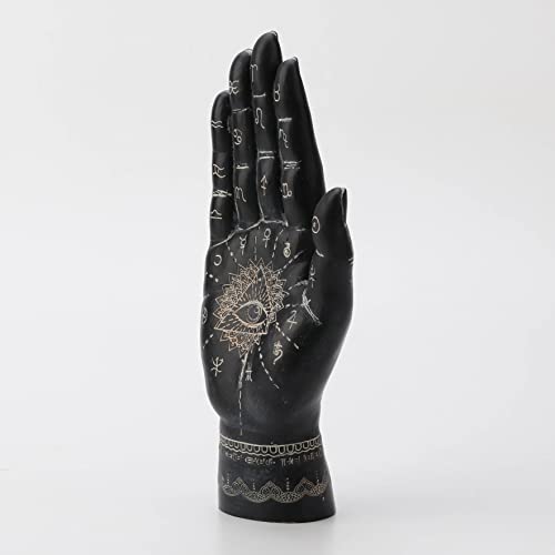 Image of Veronese Design 9 1 /2 inch Mystic Eye of Providence Hamsa Hand Resin Figurine