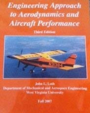 Paperback Engineering Approach to Aerodynamics and Aircraft Performance (Department of Mechanical and Aerospace Engineering (WVU)) Book
