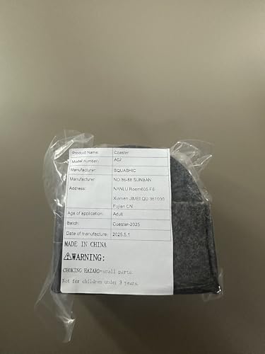 SQUASHIC 12 Stück Filzuntersetzer Rund Rutschfester hitzebeständiger,Untersetzer Gläser,Untersetzer Filz,Geeignet für Getränke,Bars,Tassen,Tischuntersetzer,Getränkeuntersetzer mit Aufbewahrungsbox