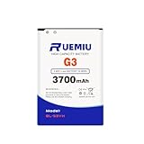 RUEMIU Replacement Battery for LG G3 D852, D855, D850, D851, VS985, LS990, 3700mah 2024 New Upgraded High Capacity Battery,BL-53YH