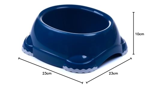 Futter- Trinknapf 2200 ml Anti-Rutsch blaubeere